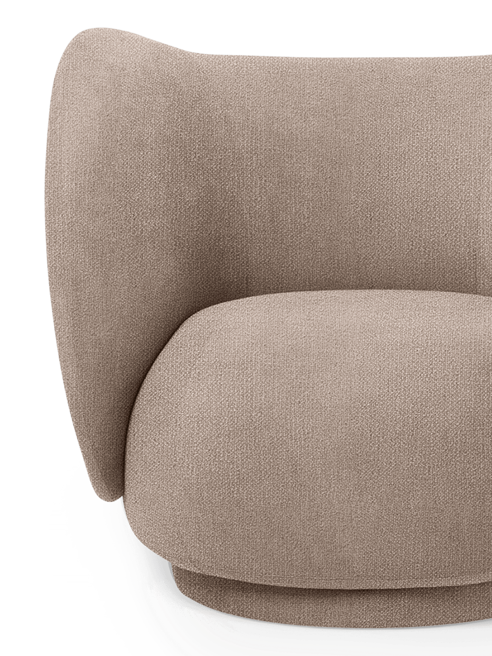 Rico Lounge Chair - Bouclé - Sand