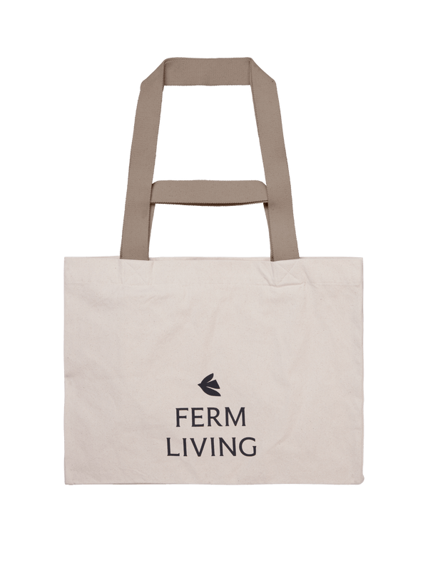 Ferm Living Weekend Bag - Undyed/Dark Cashmere
