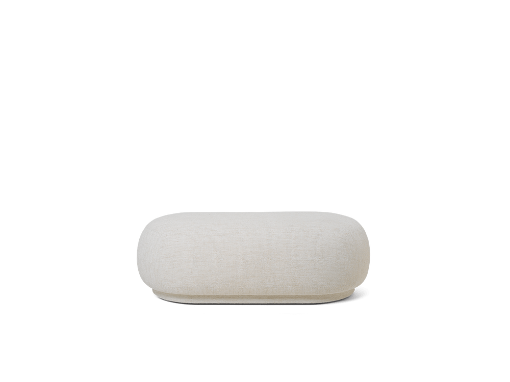 Rico Ottoman - Bouclé - Off-White
