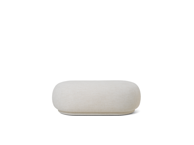 Rico Ottoman - Bouclé - Off-White