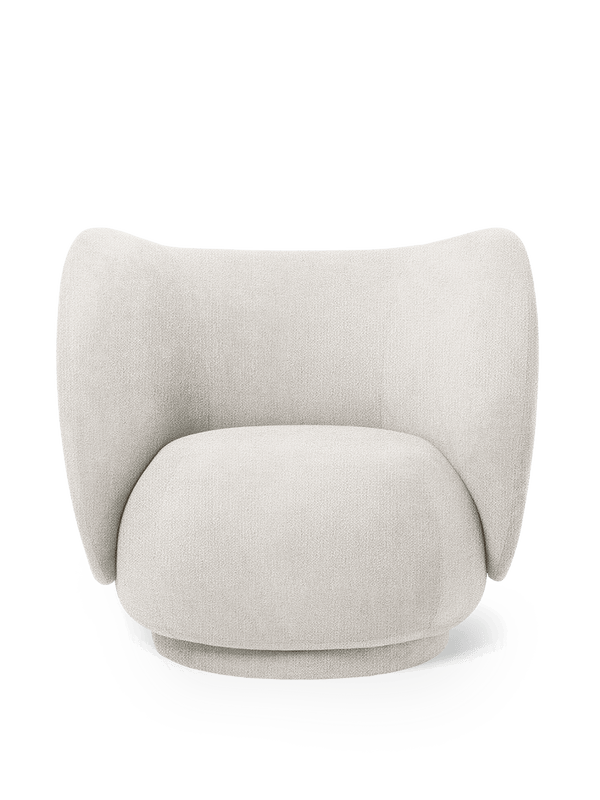 Rico Lounge Chair - Bouclé - Off-White