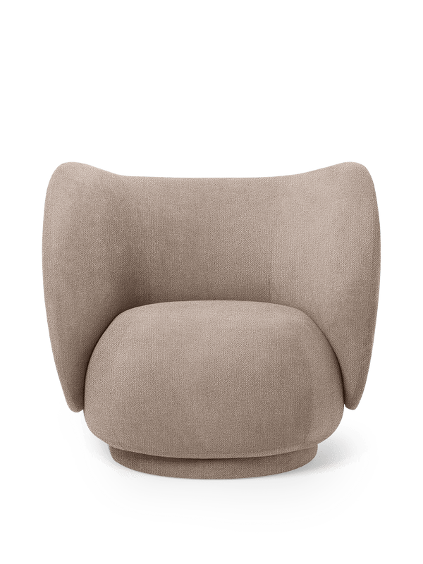 Rico Lounge Chair - Bouclé - Sand
