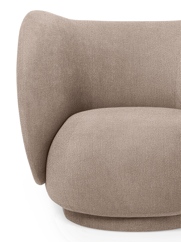 Rico Lounge Chair - Bouclé - Sand