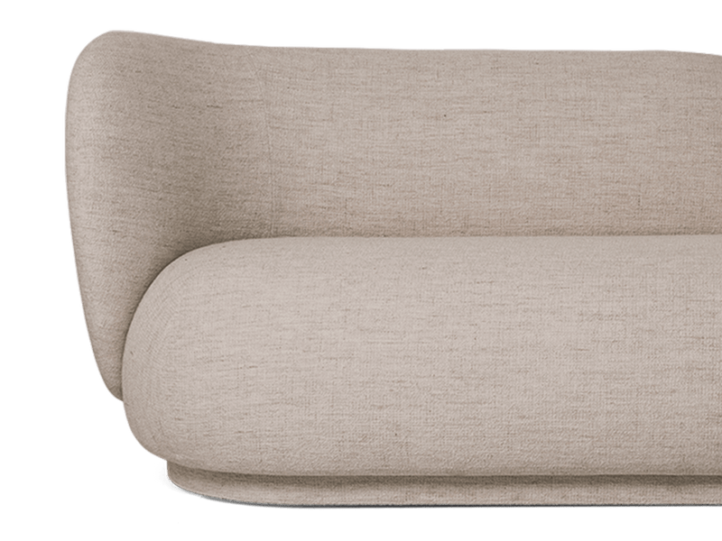 Rico Divan Left - Bouclé - Sand
