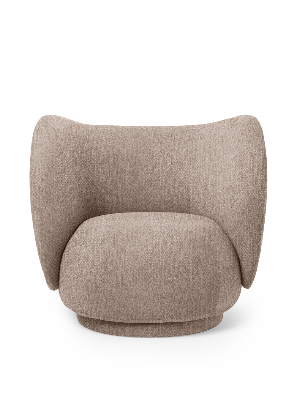 Rico Lounge Chair - Swivel - Bouclé - Sand