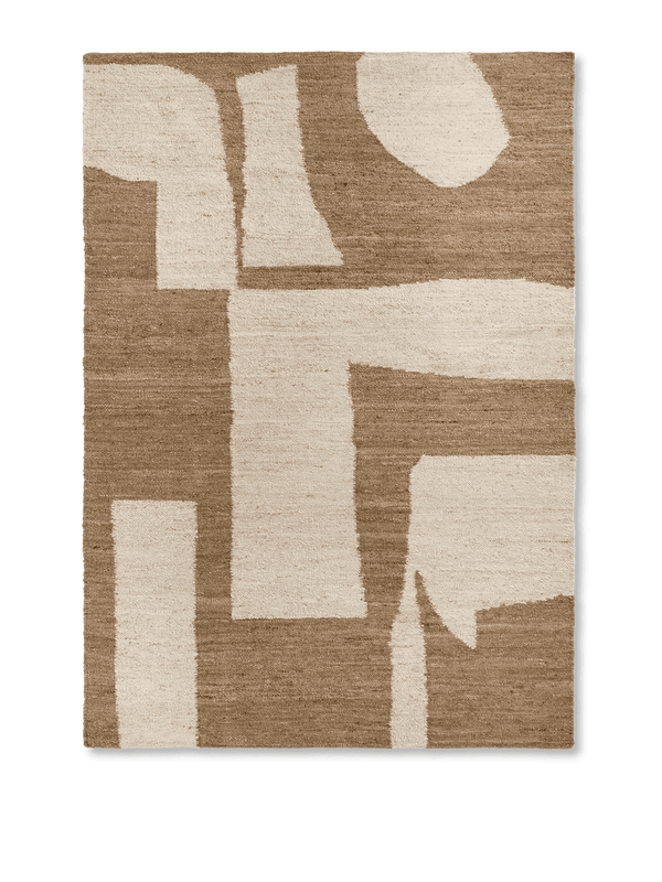 Piece Rug - Off-White/Toffee