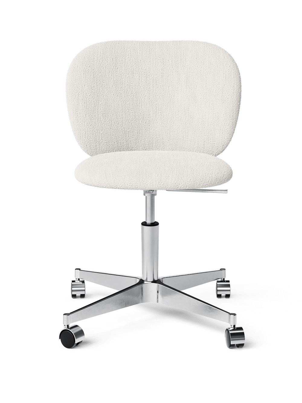 Rico Chair - Castors - Bouclé - Off-white