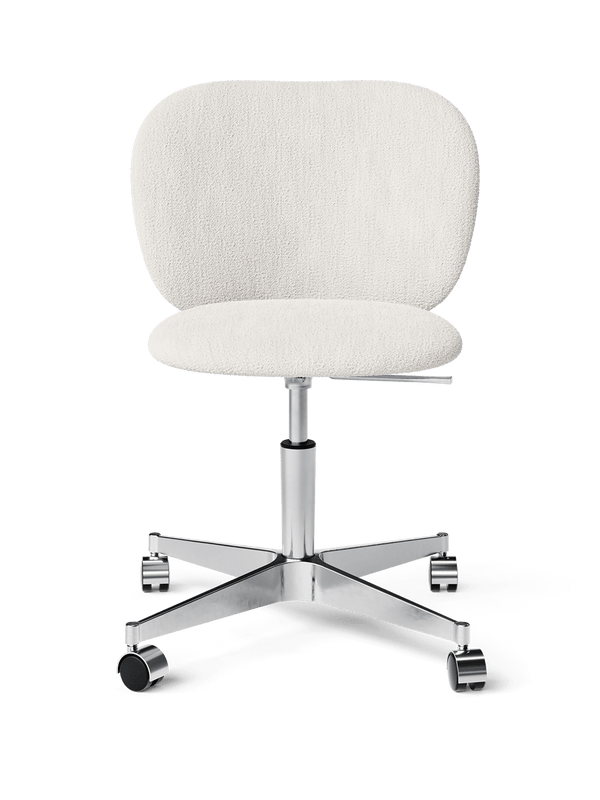 Rico Chair - Castors - Bouclé - Off-white