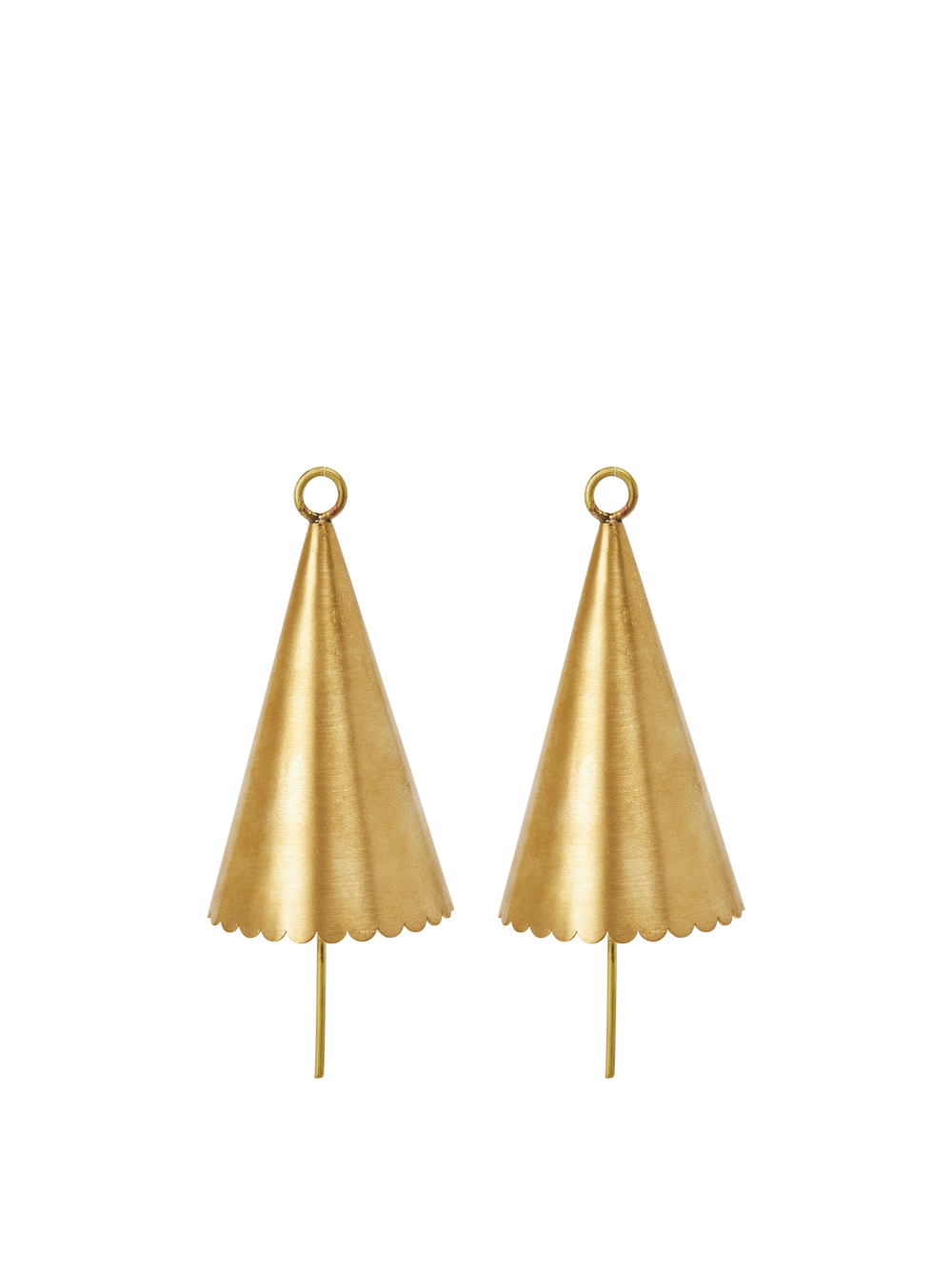 Cone Bell - Set of 2 - Brass