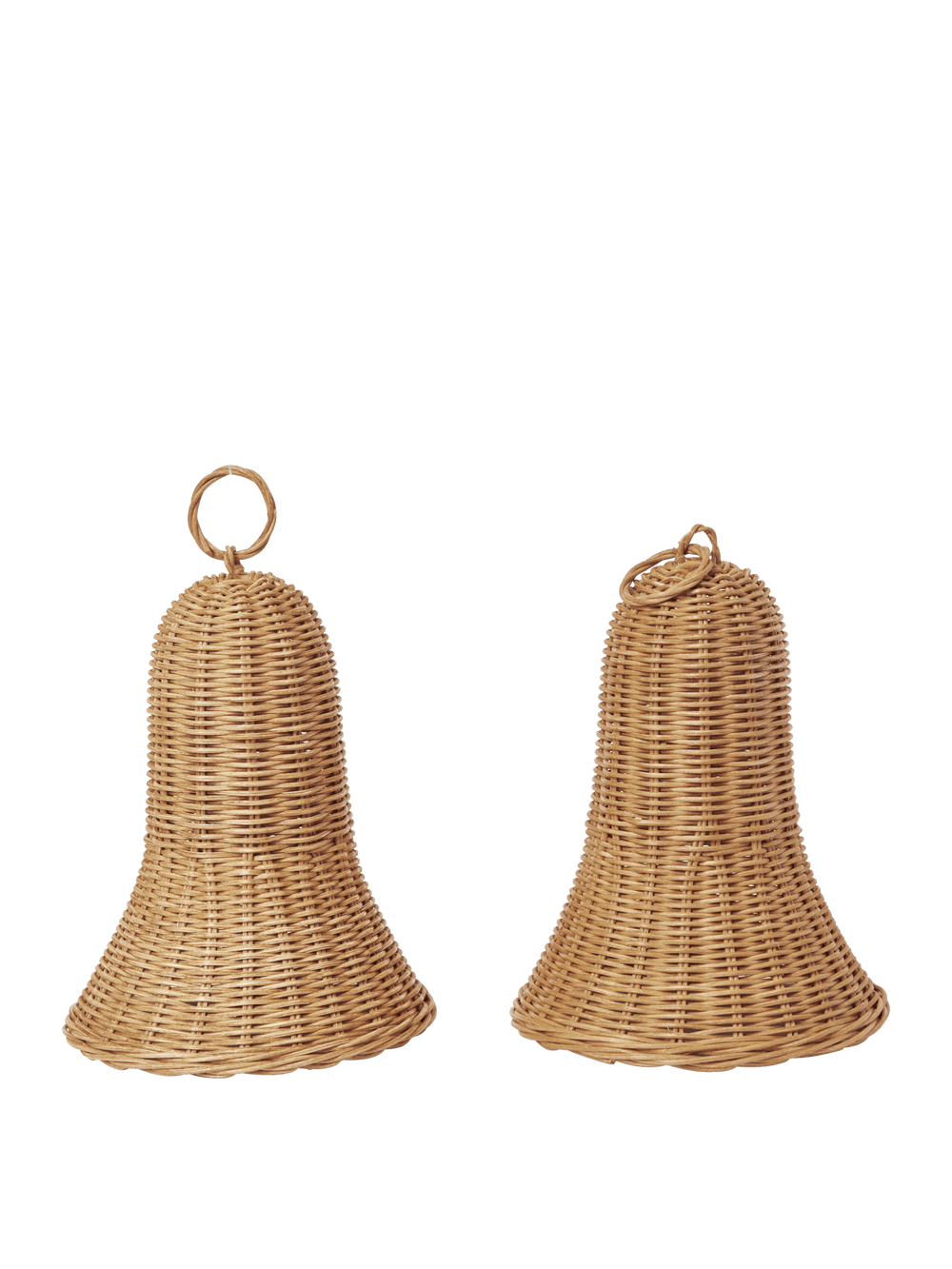 Braided Bells - Set of 2 - Natural