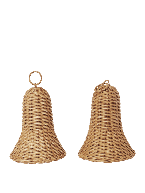 Braided Bells - Set of 2 - Natural