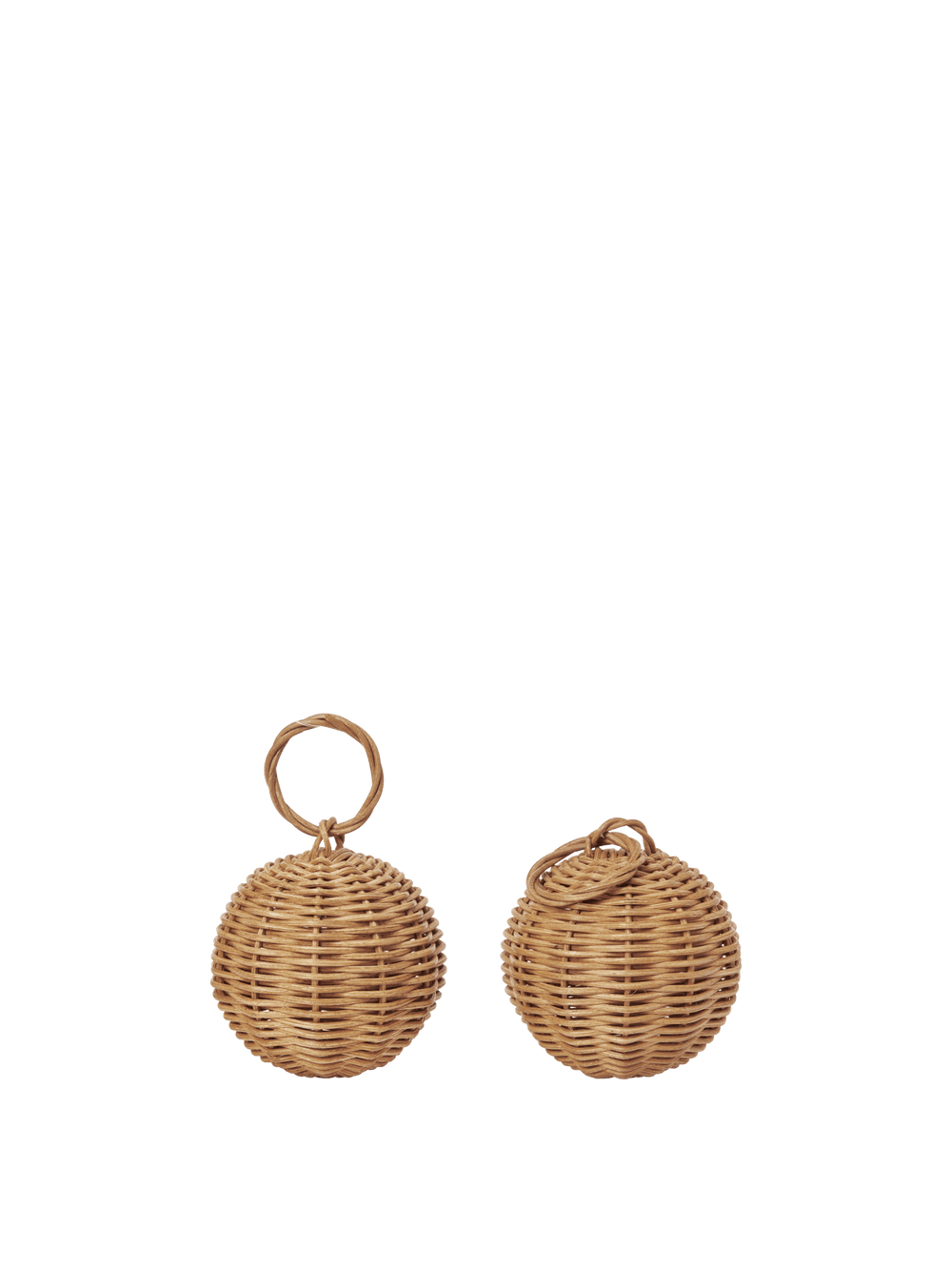 Braided Baubles - Set of 2 - Natural