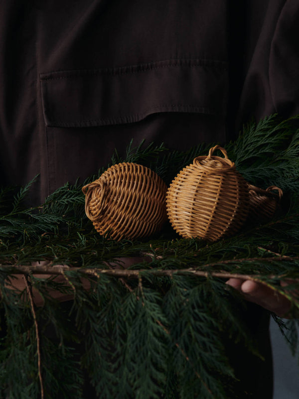 Braided Baubles - Set of 2 - Natural