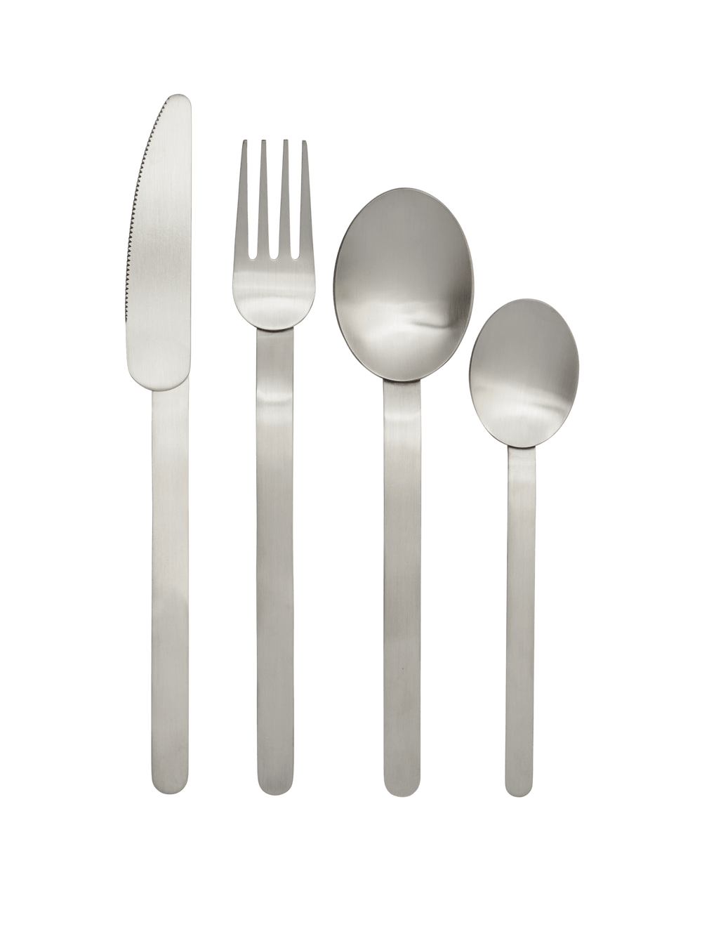 Stelo Cutlery - Set of 4 - Brushed Stainless Steel