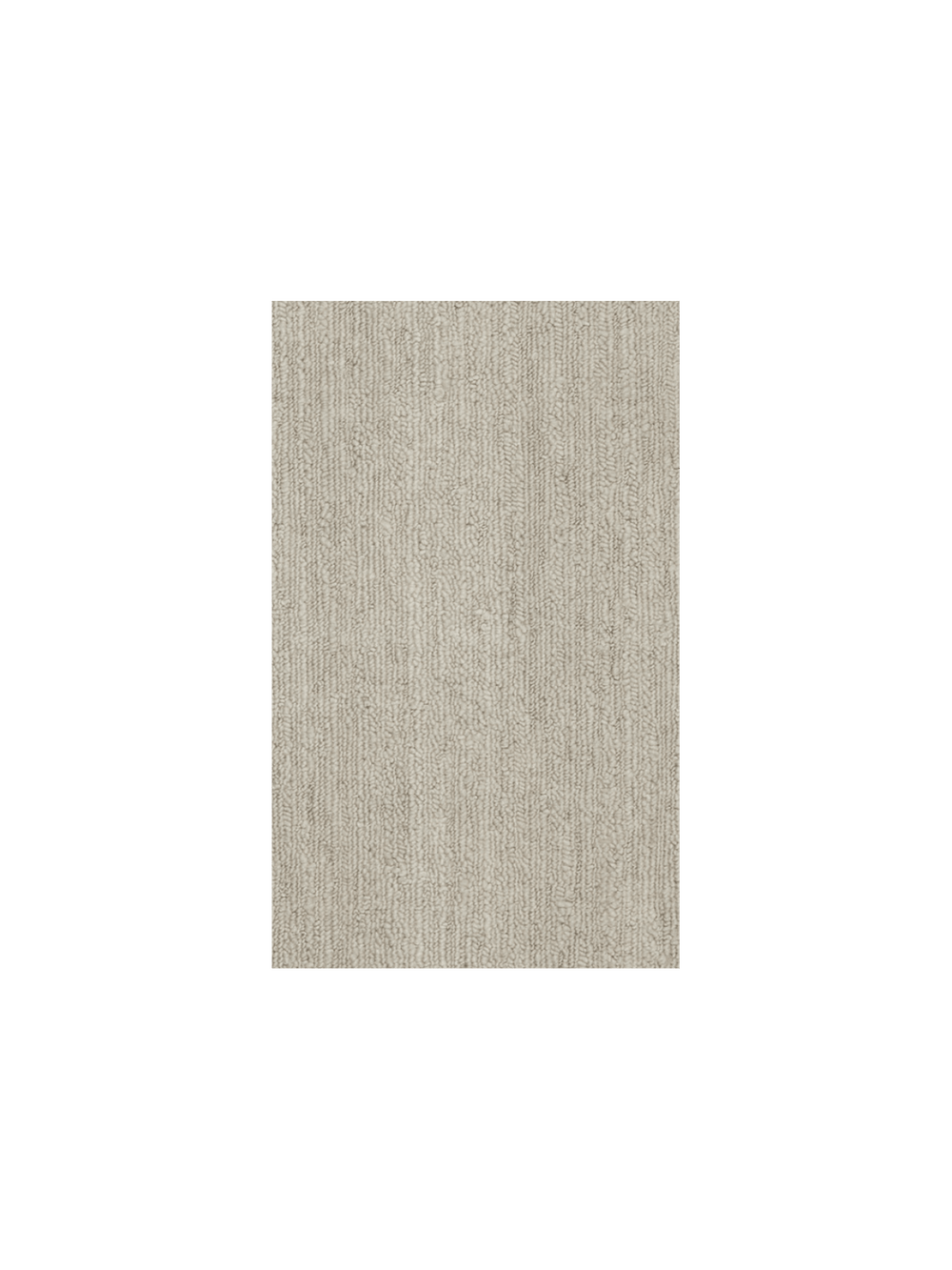 Seifa Rug Sample i off-white med ribbet løkkeluv
