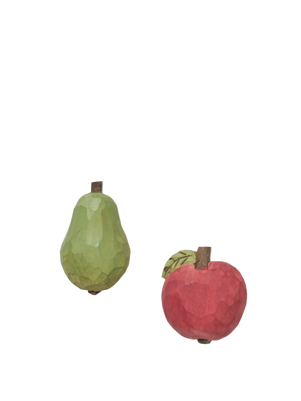 Pear & Apple Hand-Carved Hooks Gift Set