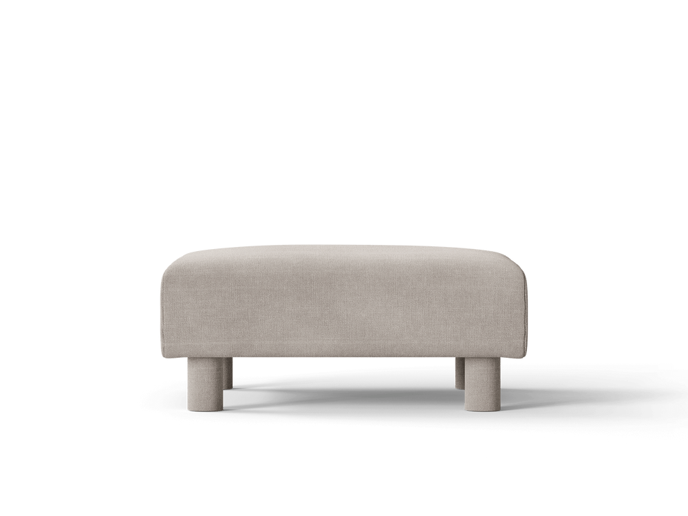 Dase Dase Ottoman - Cotton Linen - Natural – Ferm Living